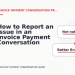 How to Report an Issue in an Invoice Payment Conversation