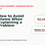 How to Avoid Blame When Explaining a Problem in Invoice Payment Conversation English